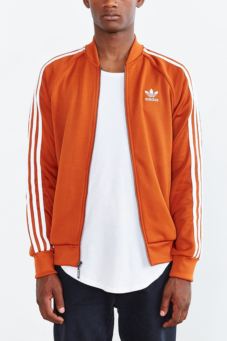 adidas orange black jacket