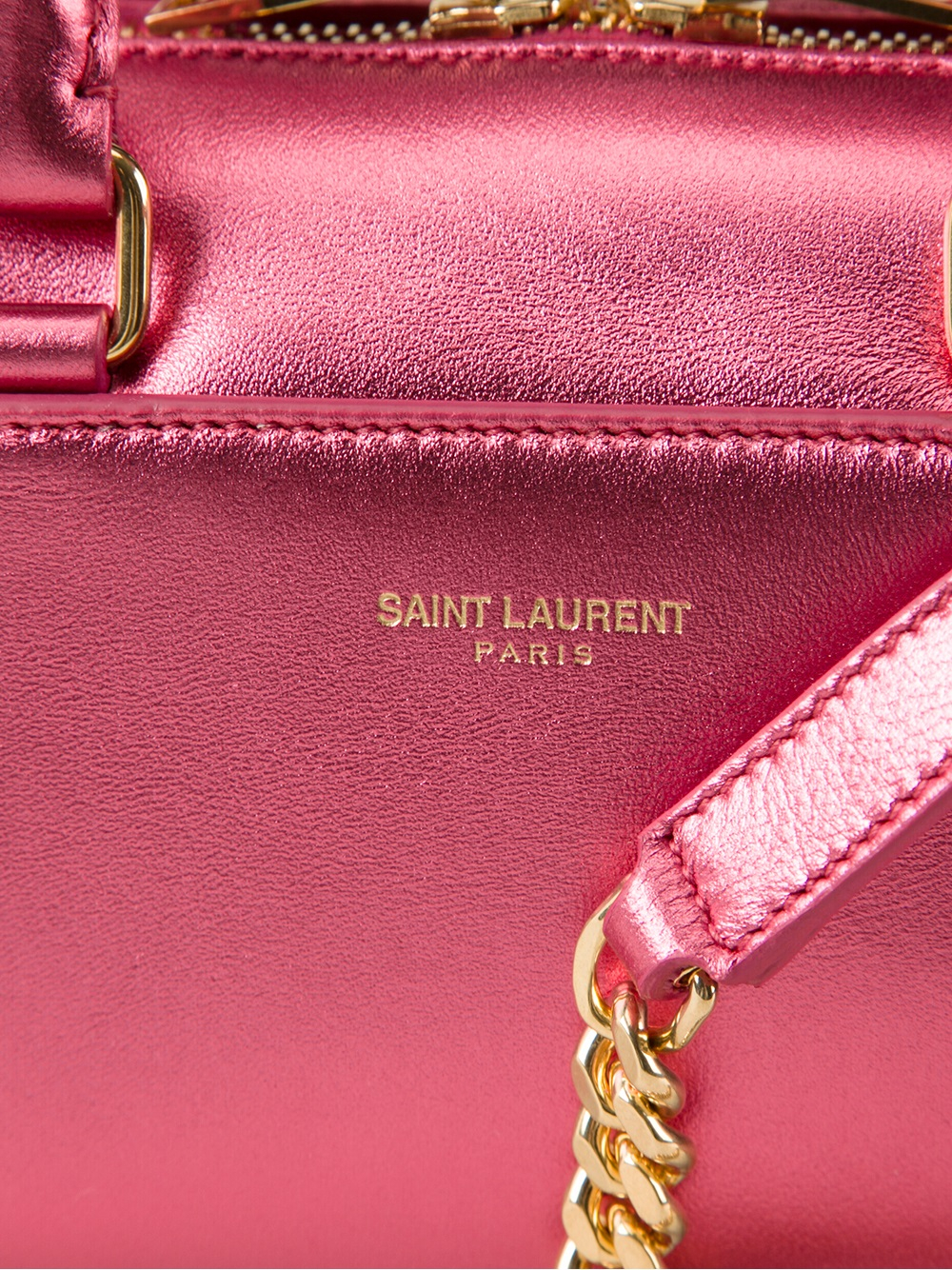Saint laurent Baby Duffle Shoulder Bag in Pink (pink & purple) | Lyst