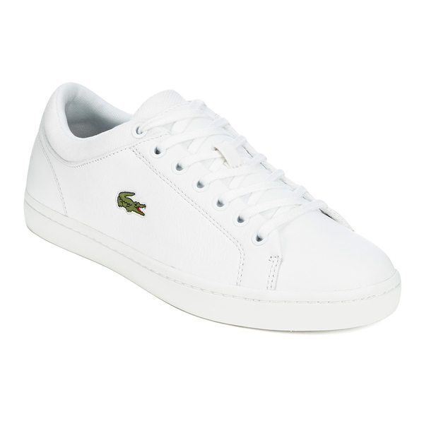 Lacoste Men's Straightset Spt 116 1 Leather Trainers in White for Men ...