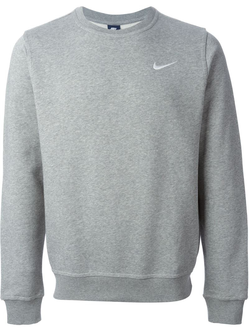 plain grey nike hoodie