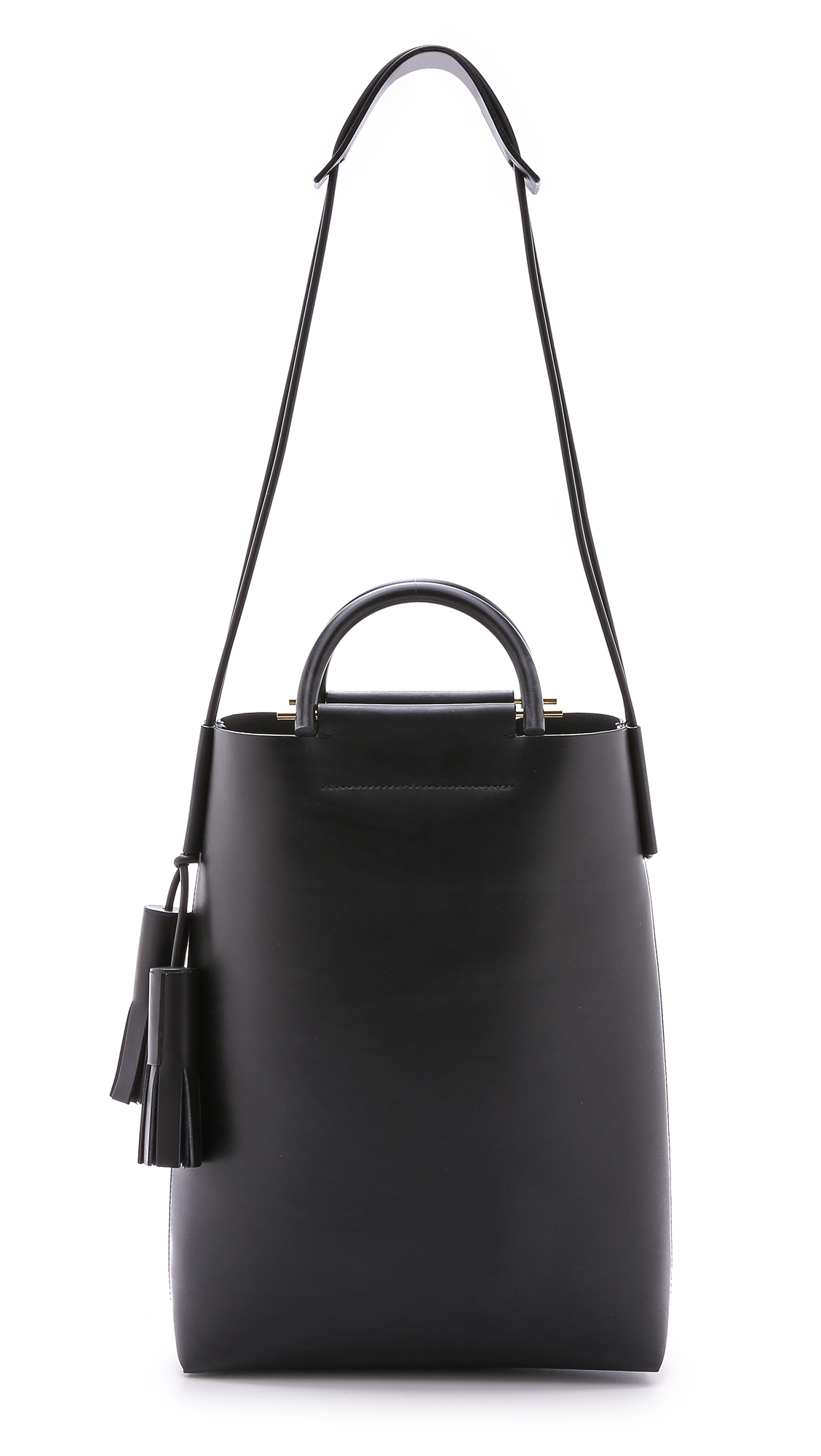 Building block Business Tote Bag in Black Lyst