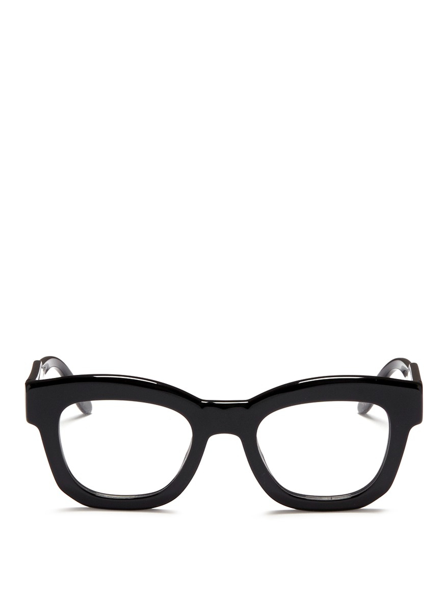 Stella McCartney Chunky Frame Optical Glasses in Black