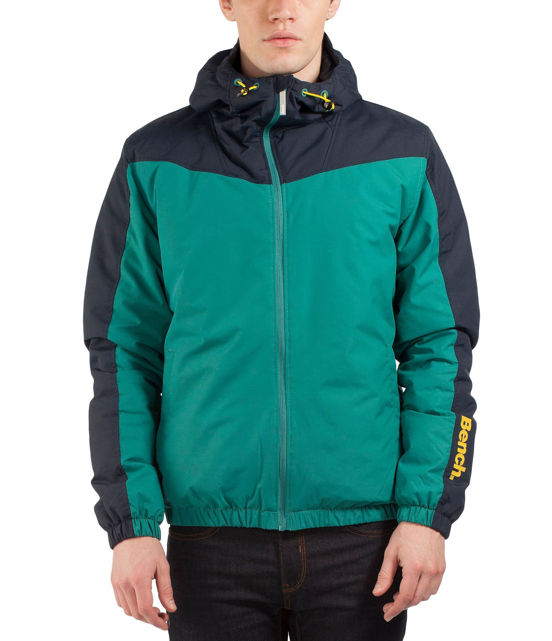 Bench Fullout Zip Thru Hooded Jacket in Green for Men Lyst