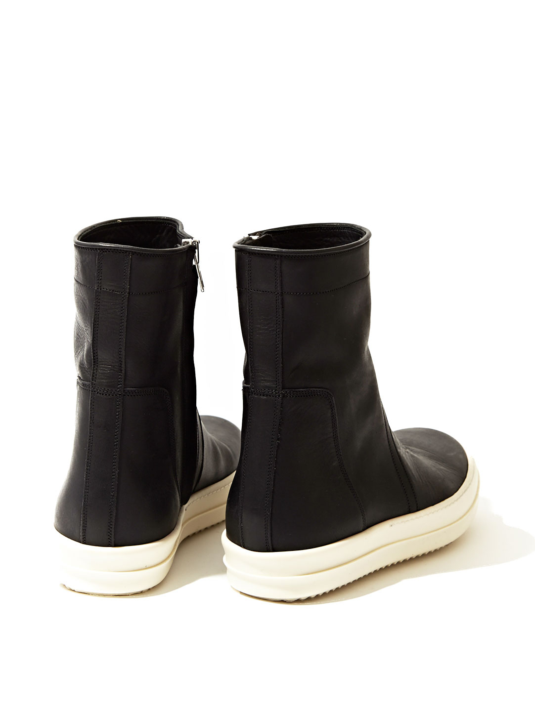 rick owens peep toe boots