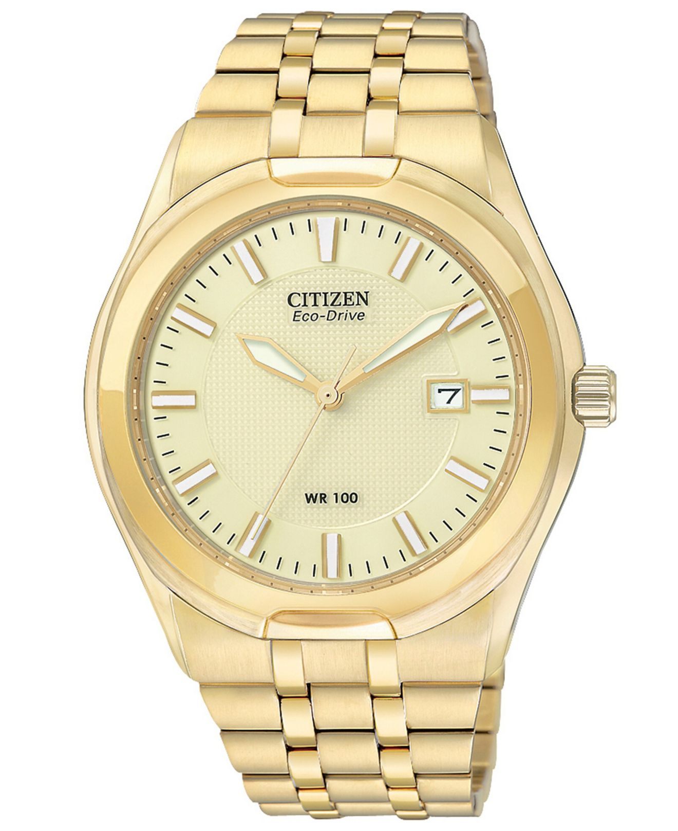 Citizen Men'S Eco-Drive Corso Gold-Tone Stainless Steel ...