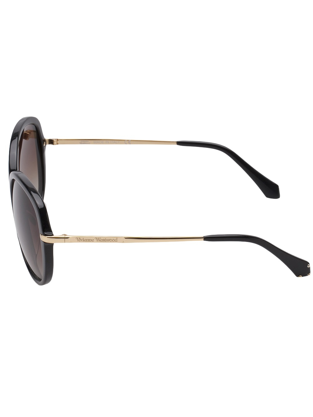 Vivienne Westwood Round Sunglasses in Black - Lyst