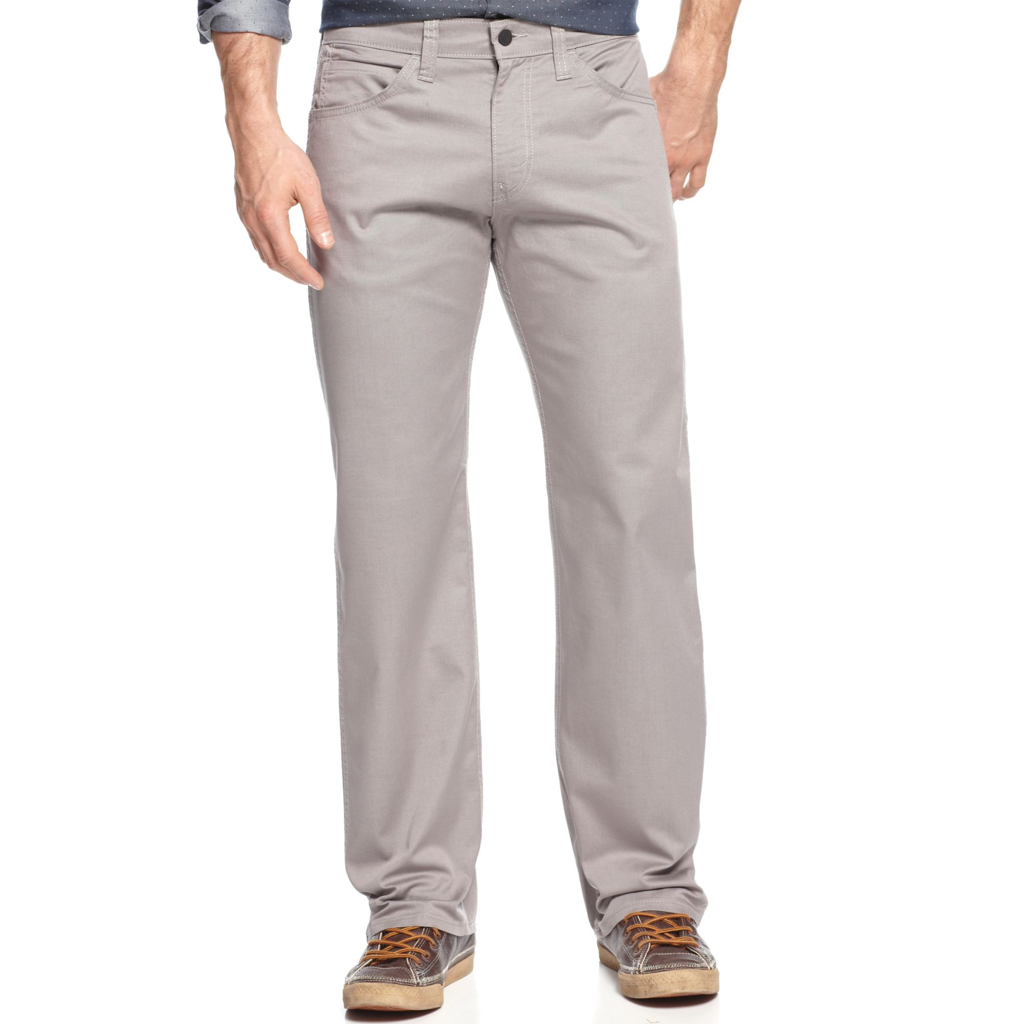 Levi's Closeout! Line 8 569 Loose Straight Fit Jeans in Gray for Men ...