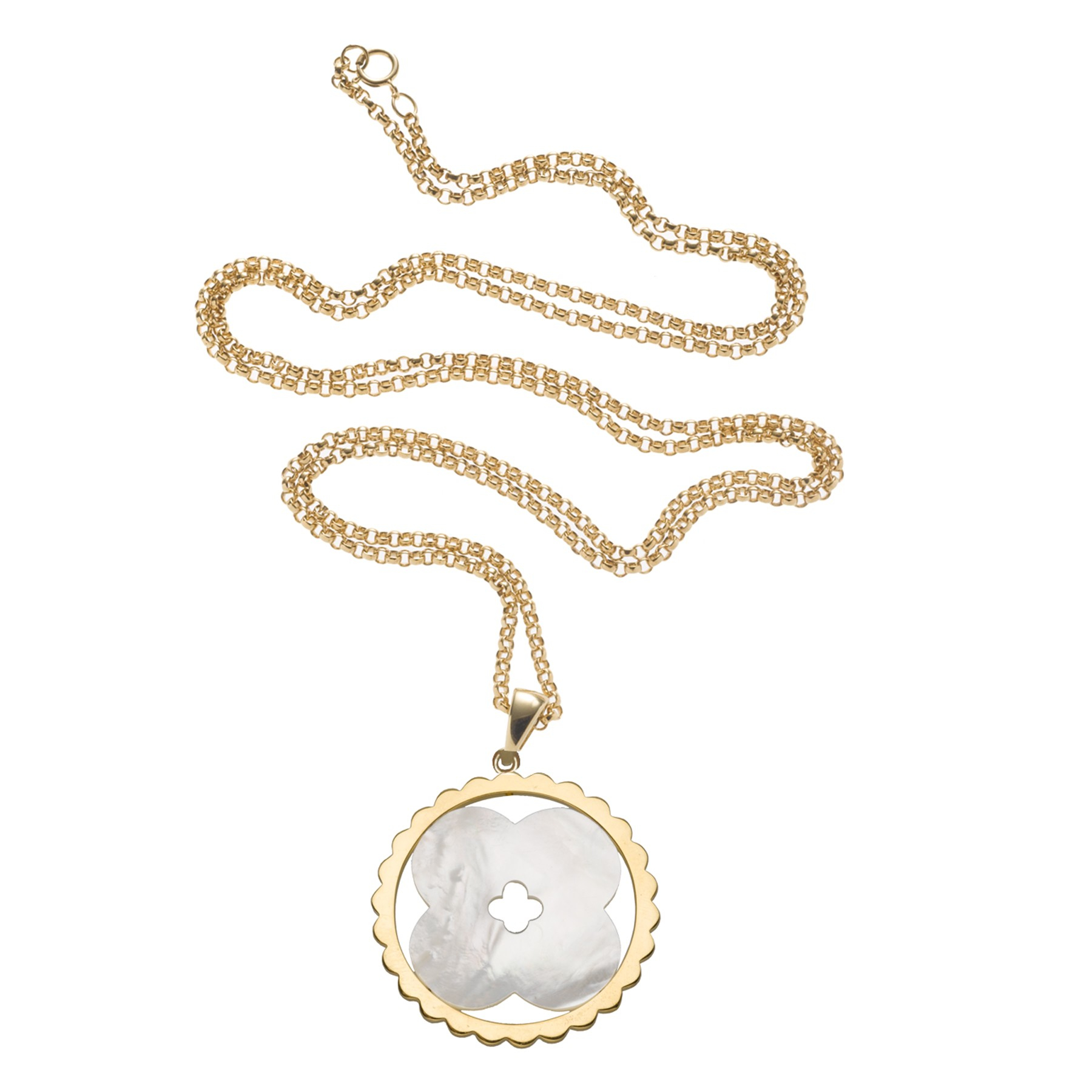 Gold lily pendant Clearance