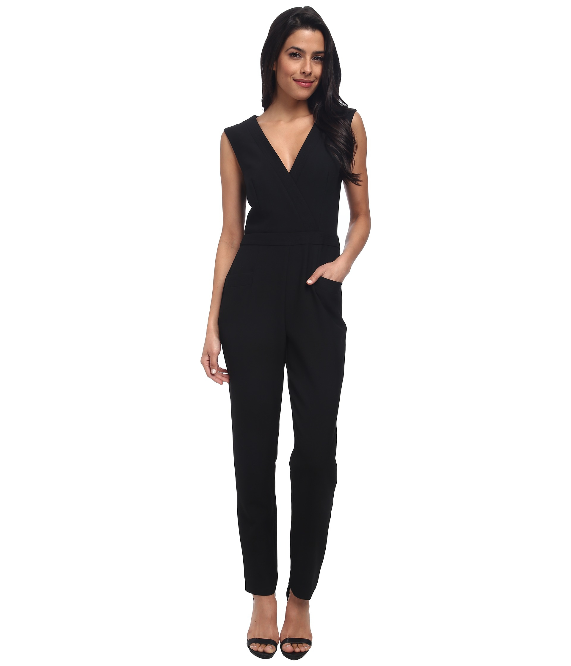 trina turk black jumpsuit