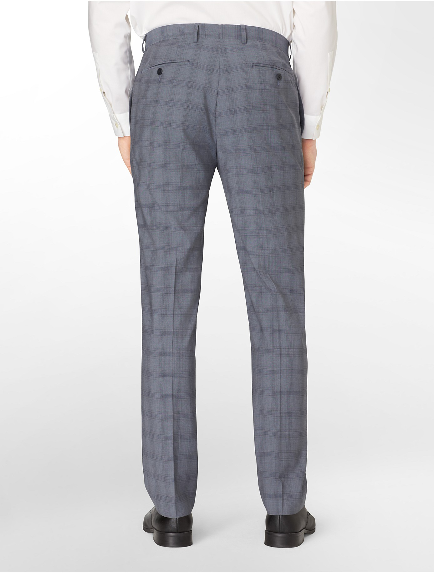 calvin klein grey suit pants