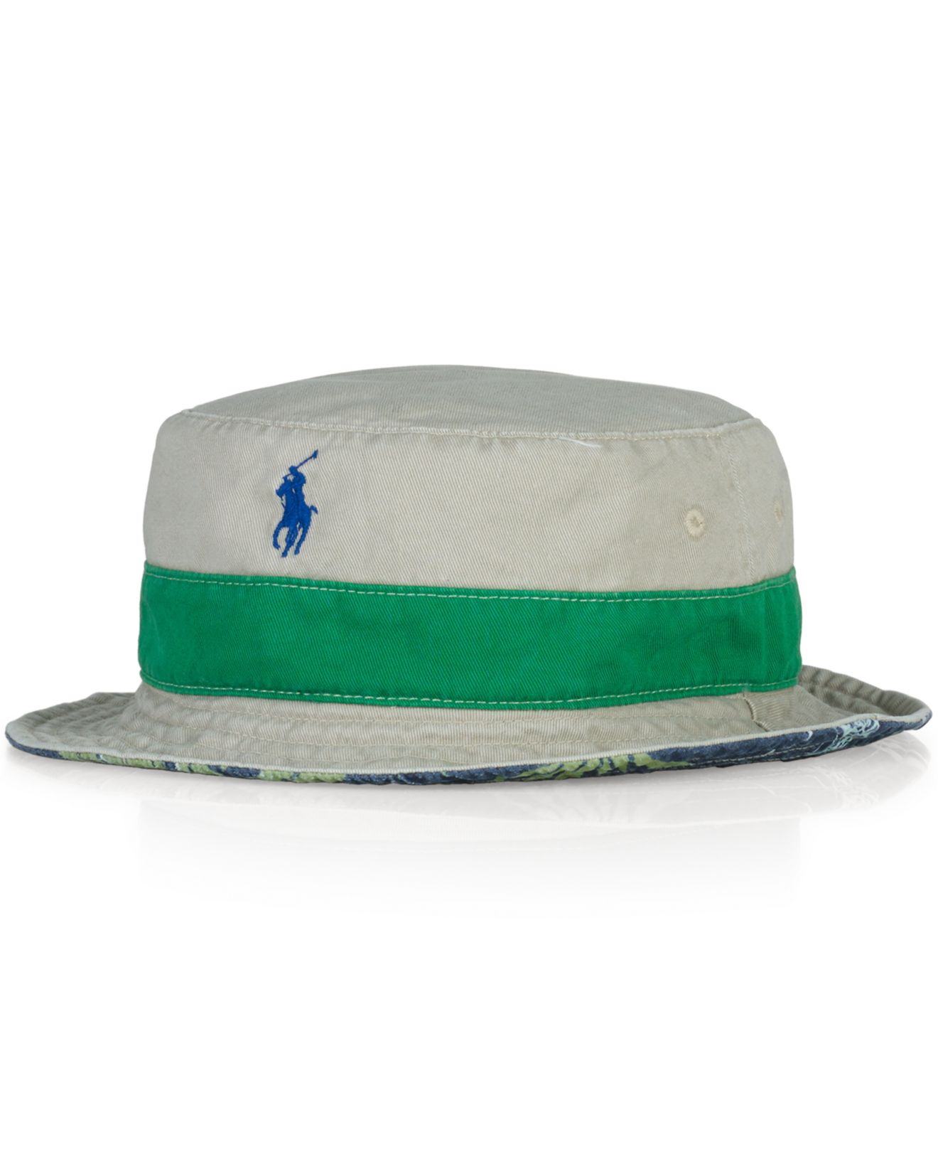 Polo ralph lauren Reversible Tropical Bucket Hat for Men Lyst