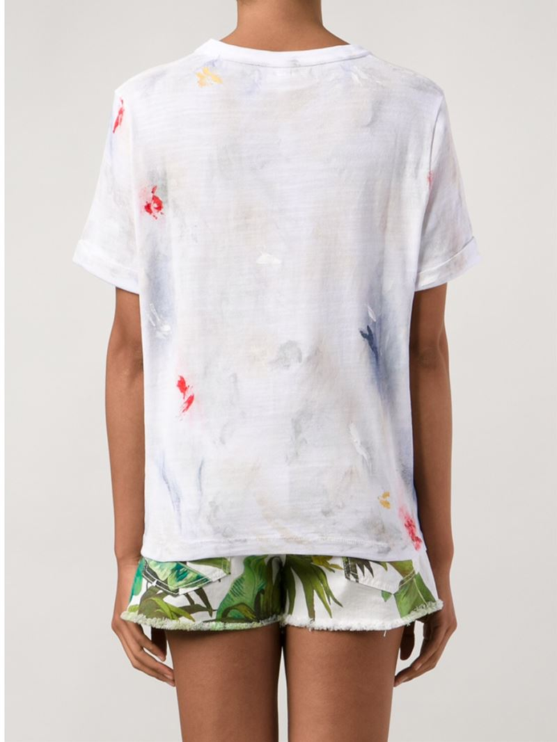 off white paint splatter shirt