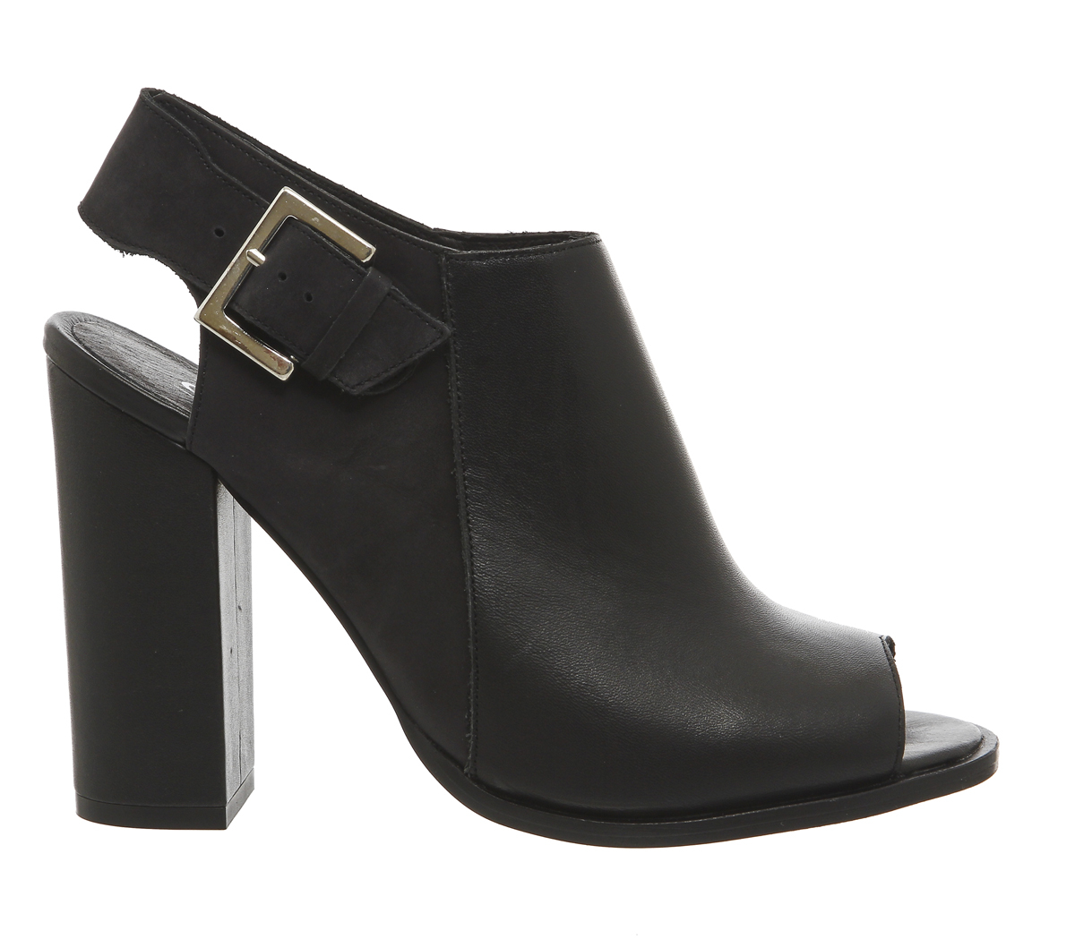 Office Total Peep Toe Shoe Boots In Black Lyst