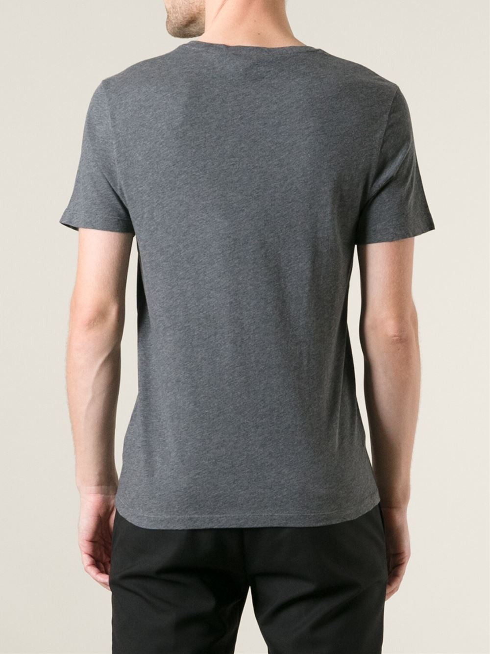 Gucci Printed T-shirt in Grey (Gray) for Men - Lyst