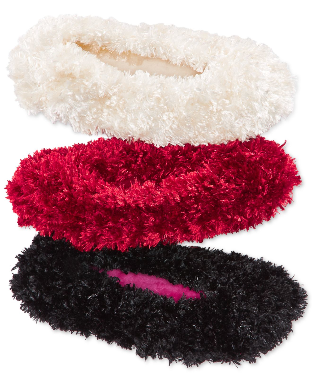 Hue Women's Feathery S Slipper Socks in Black (Red) - Lyst