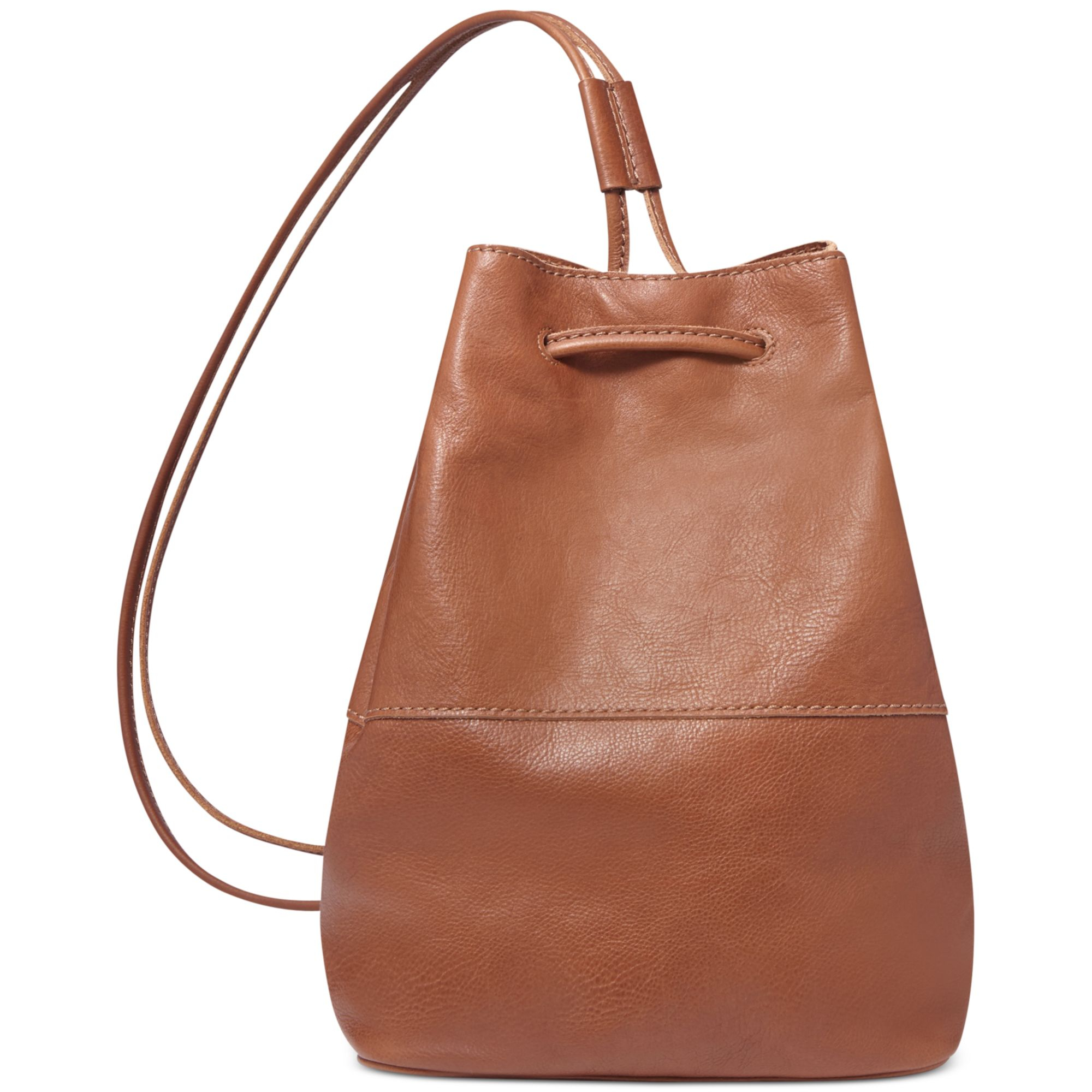 fossil sling bag leather
