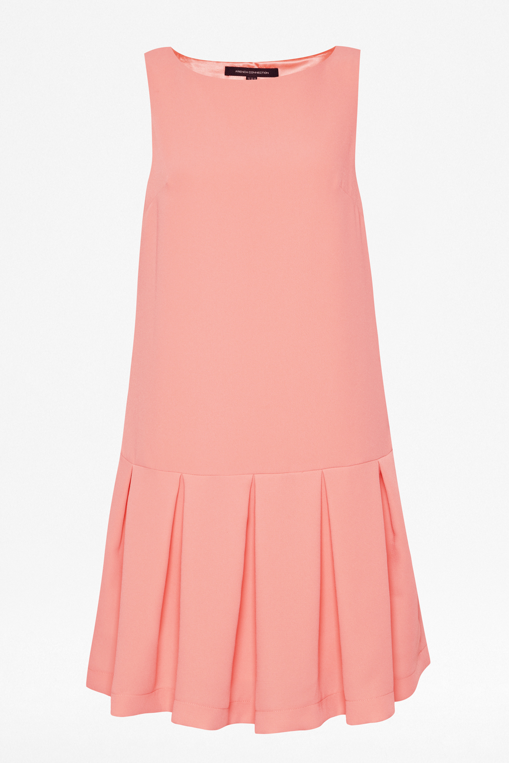 French Connection Helkan Ruffle Dress in Pink - Lyst