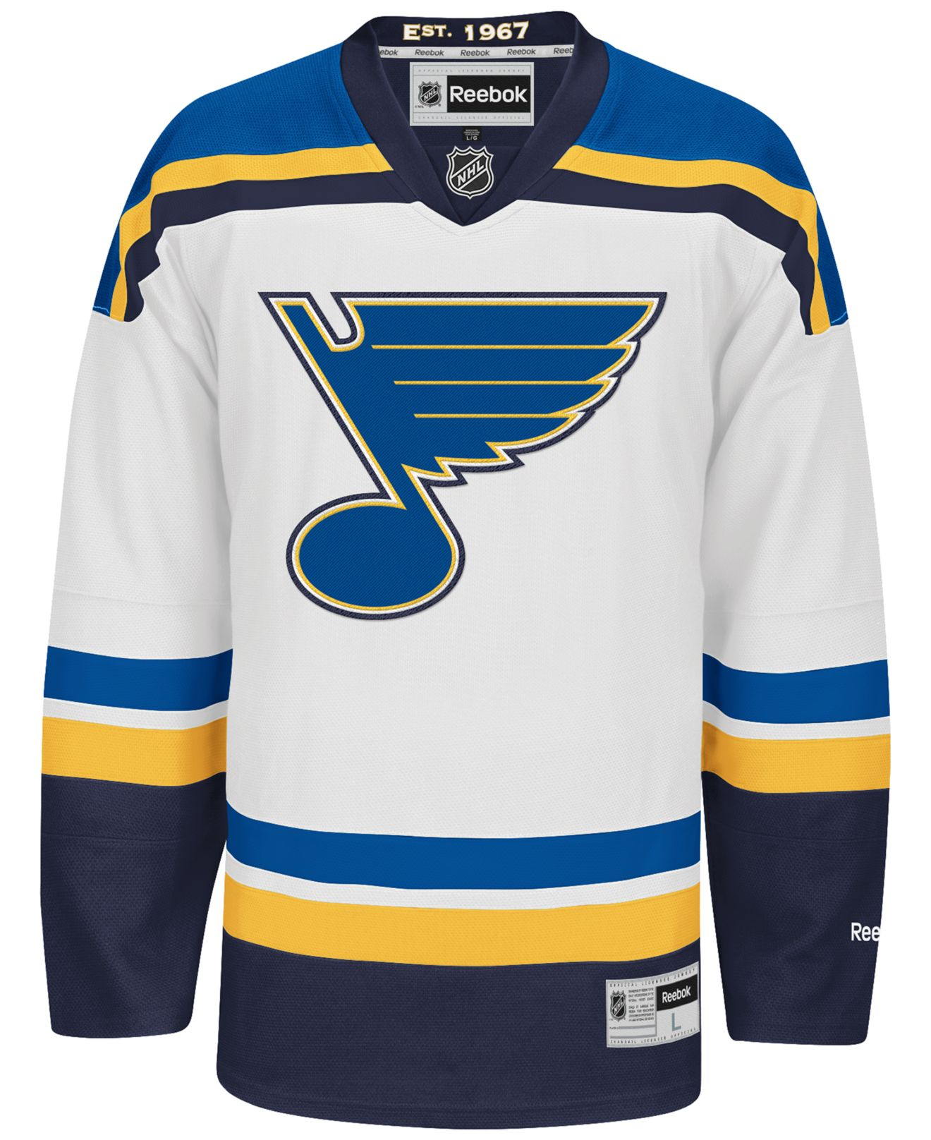 Lyst - Reebok Men&#39;s St. Louis Blues Premier Jersey in White for Men