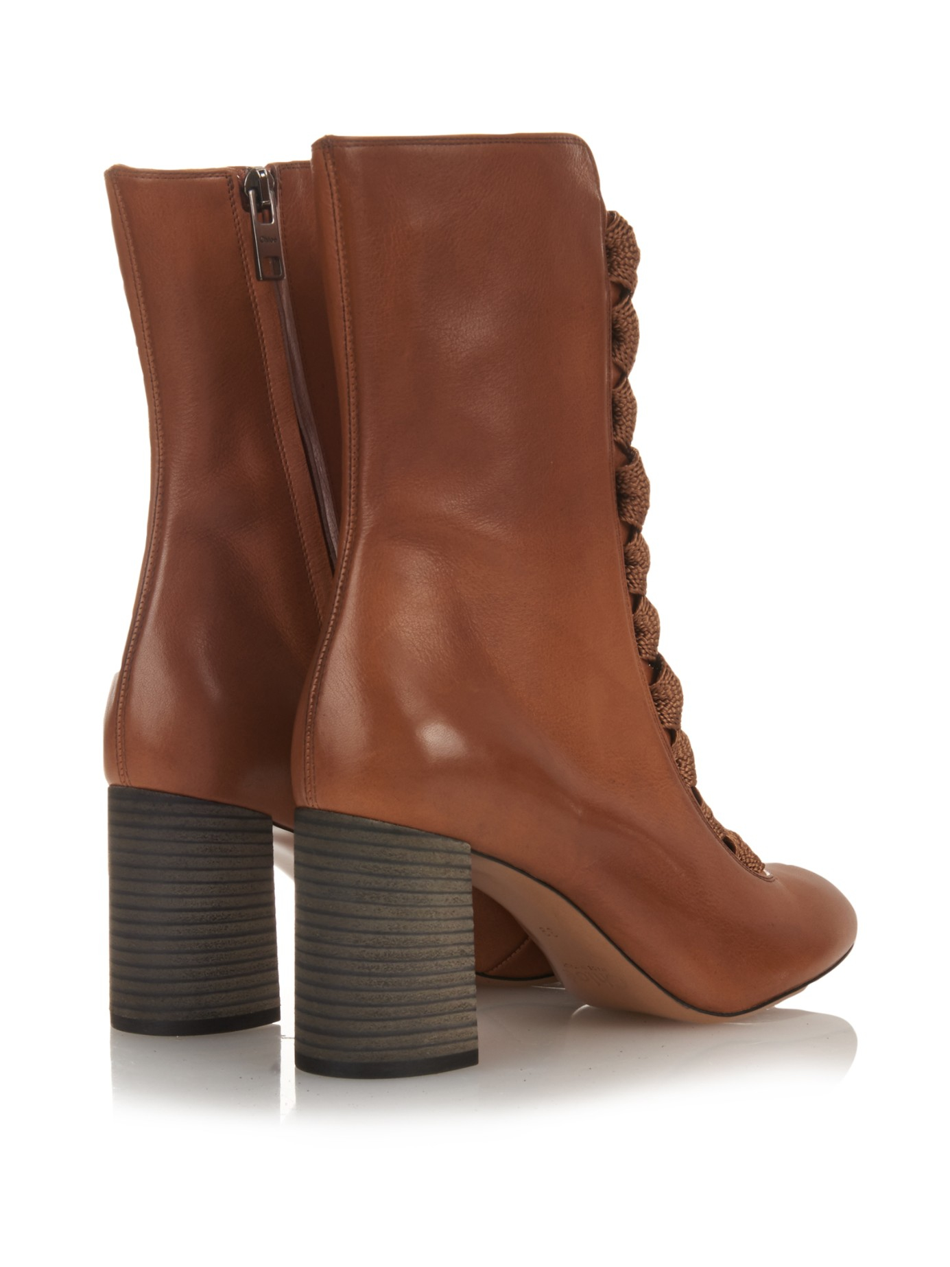 chloe tan boots