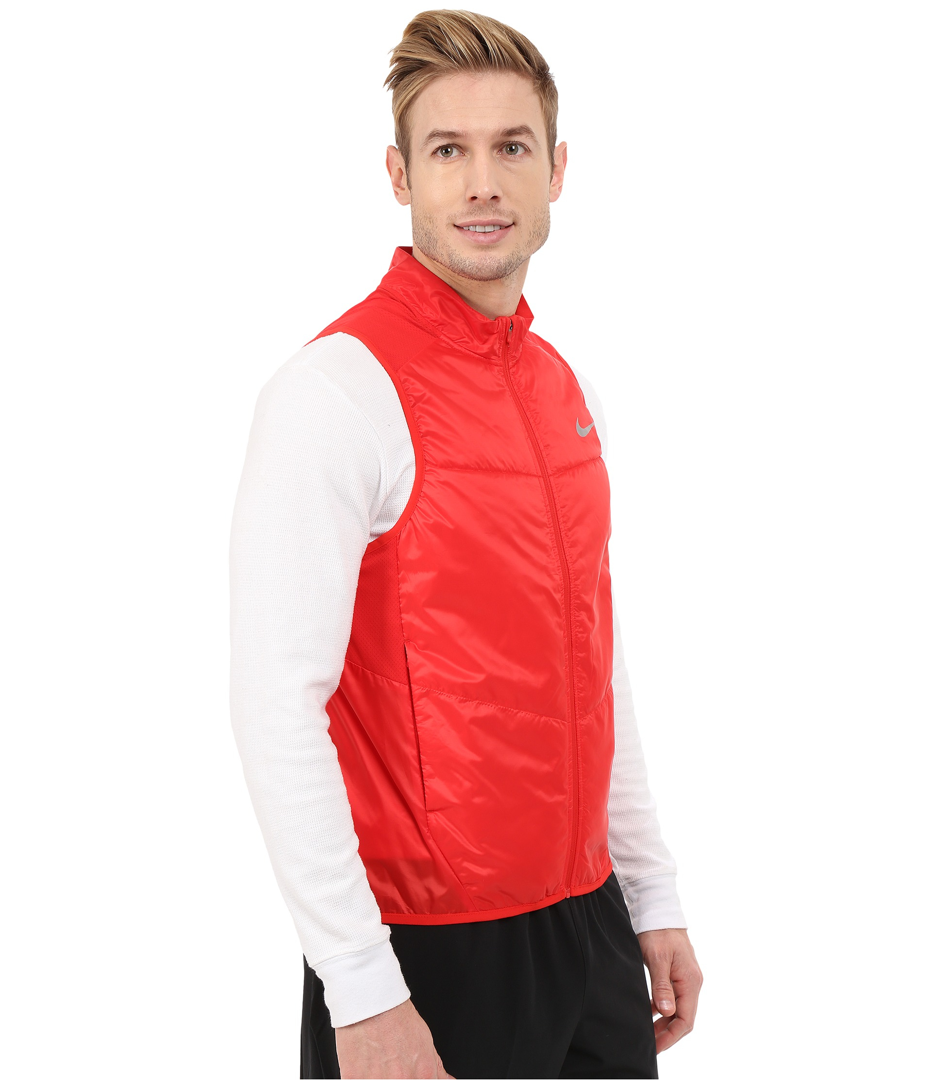 Nike Polyfill Vest in Red for Men - Lyst