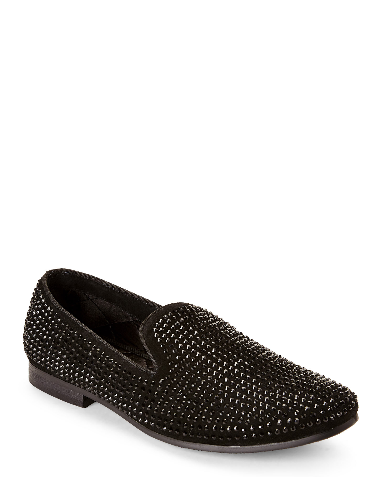Steve Madden Black Caviarr Smoking Loafers for Men - Lyst