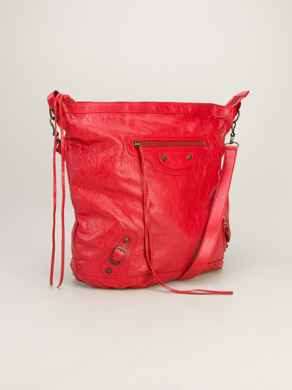Balenciaga Classic Day Arena Shoulder Bag in Red Lyst