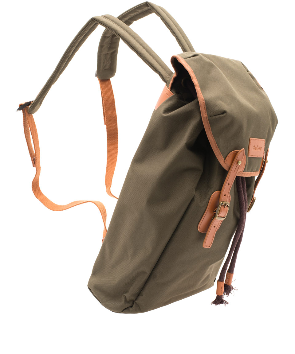 Lyst - Barbour Olive Lachie Waxed Cotton Backpack in Green for Men