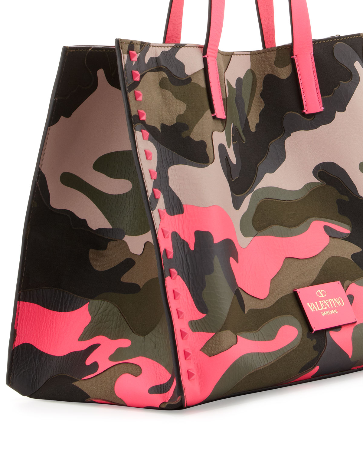 valentino camo tote