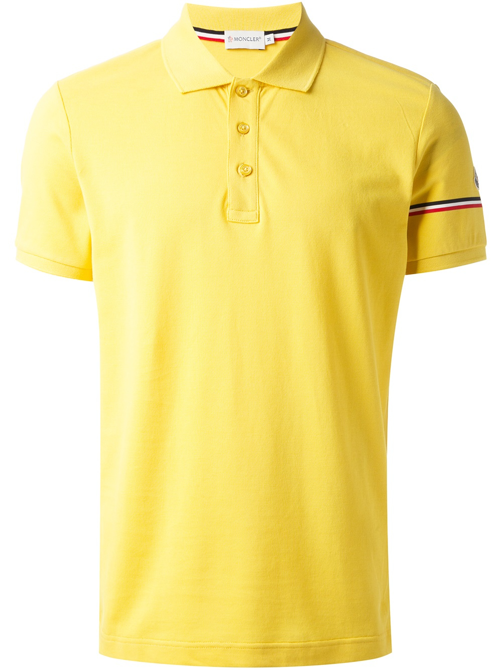 yellow moncler shirt