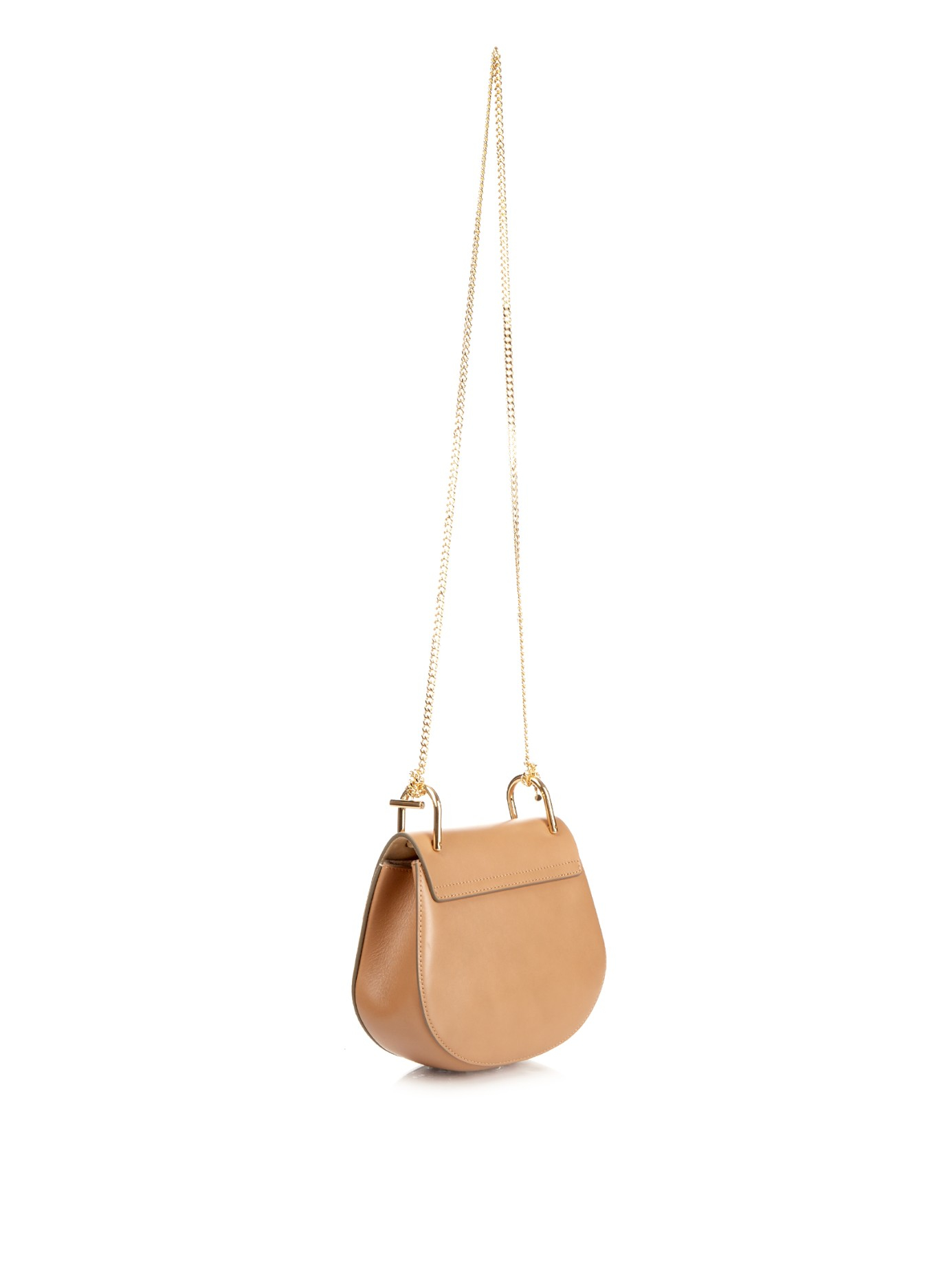 chloe bag sale uk - Chlo Drew Mini Leather and Suede Cross-Body Bag in Brown (TAN ...