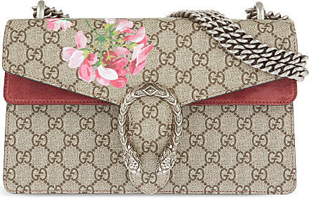 gucci floral shoulder bag