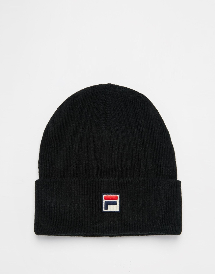 black fila beanie
