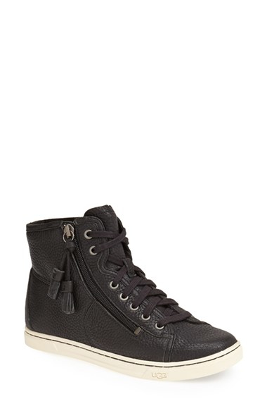 uggs black high top