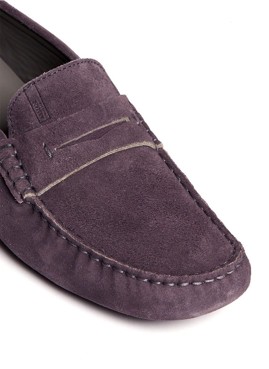mens purple loafers lyst armani suede loafers in purple for mens purple loafers lyst armani suede loafers in purple for