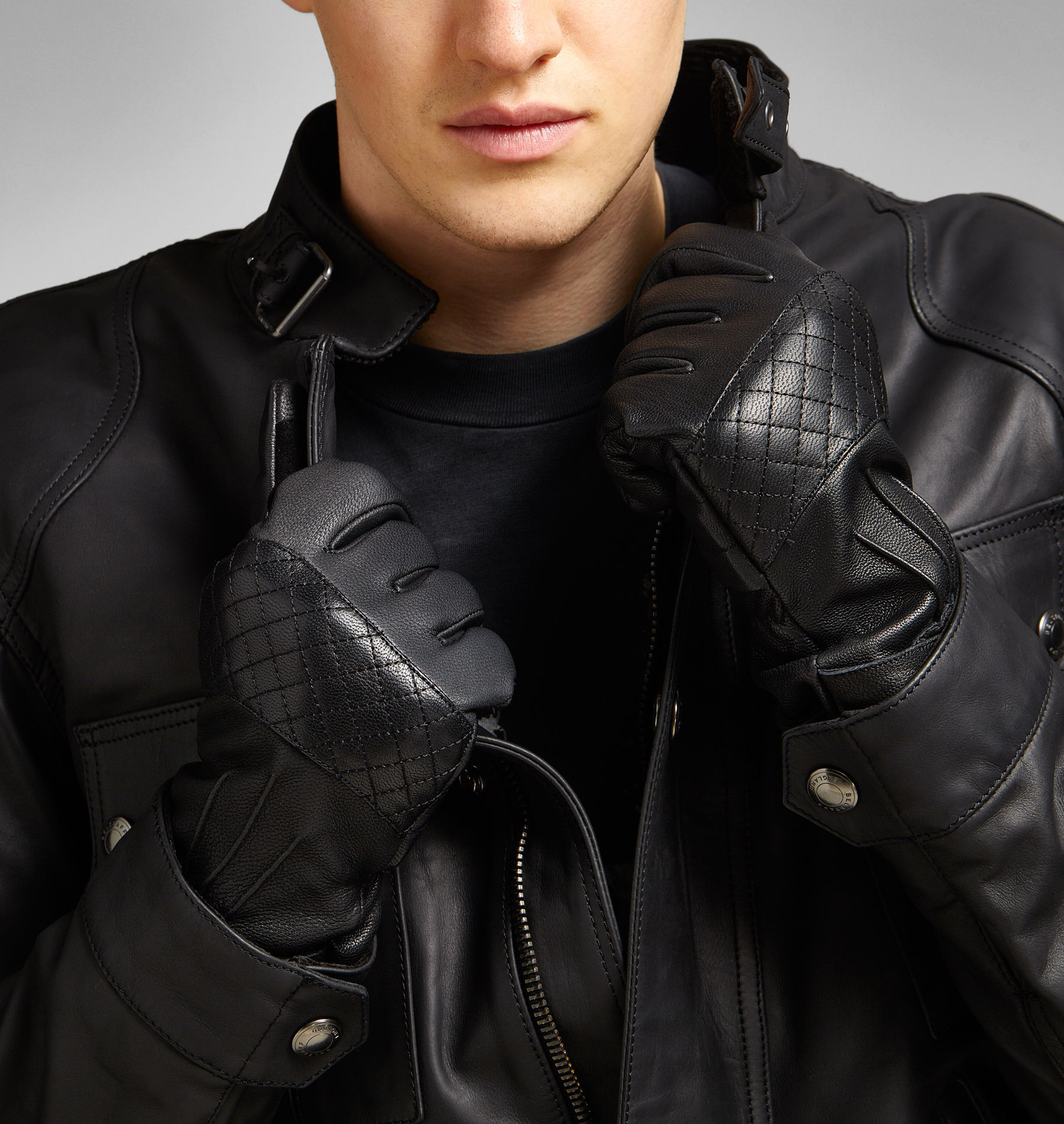 Belstaff The Esses Gloves in Black for Men - Lyst