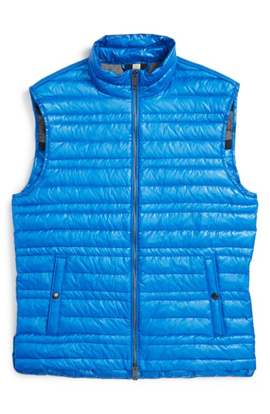 burberry vest blue
