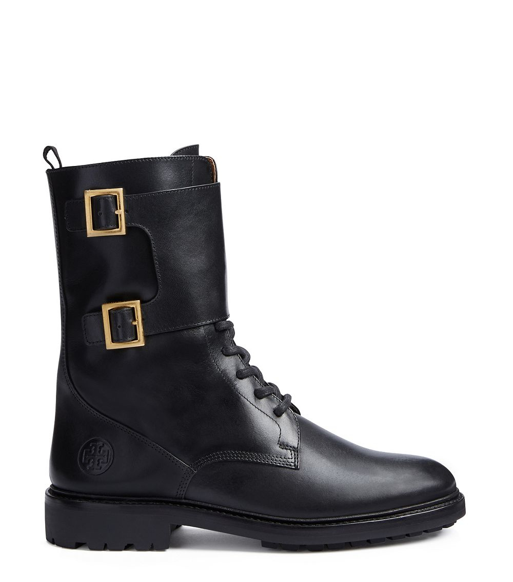 tory burch flat boots