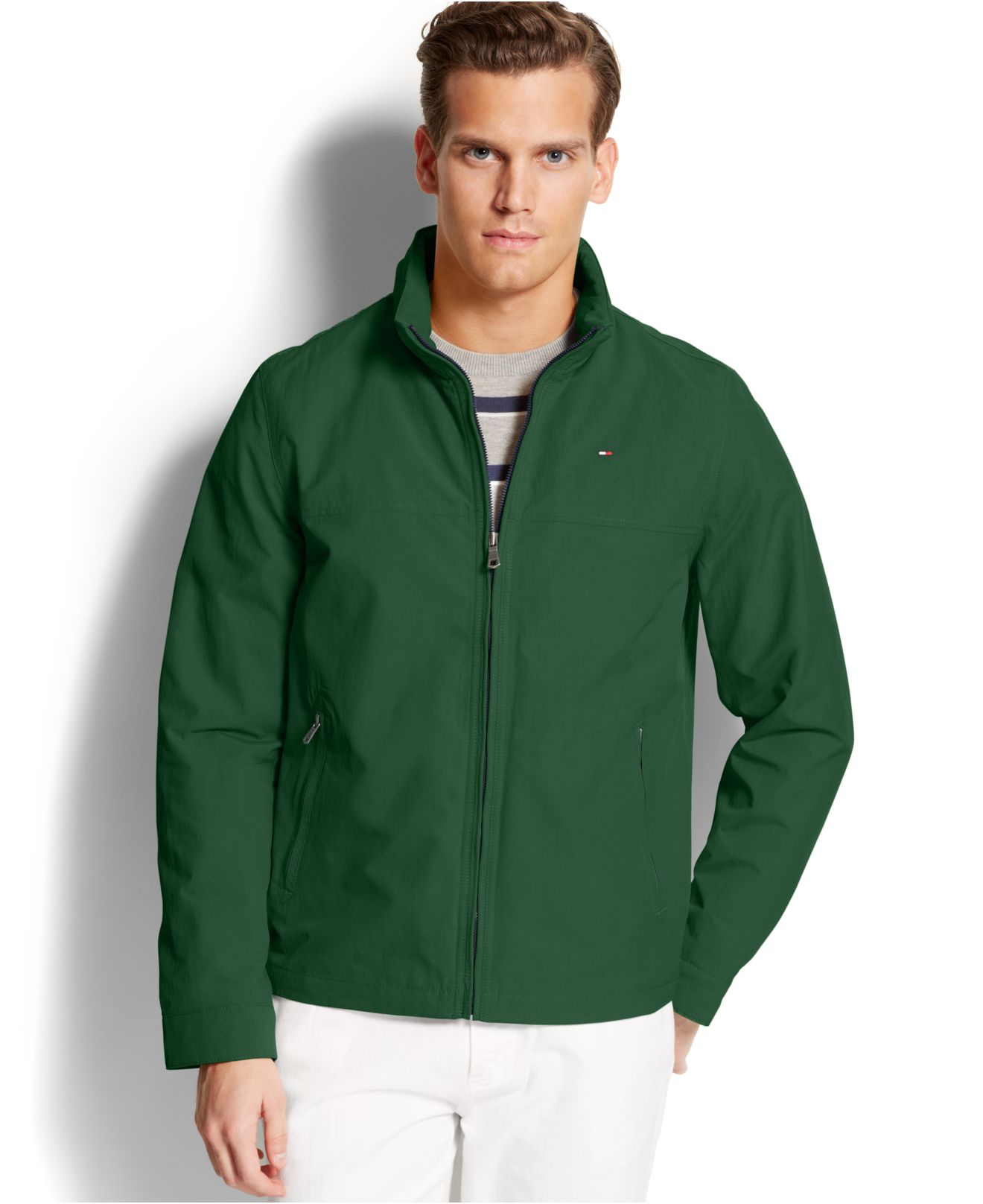 green tommy hilfiger coat