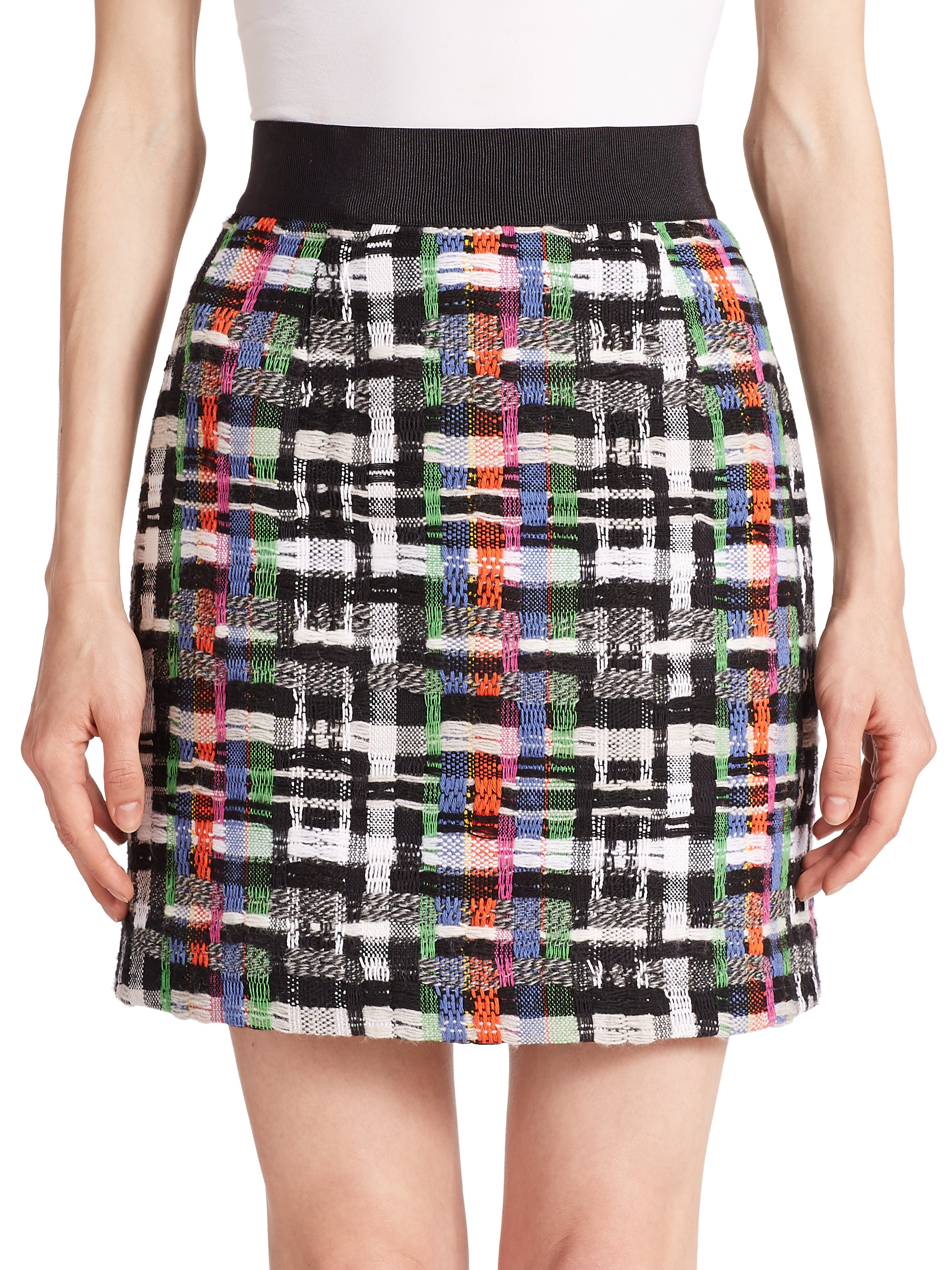 tweed skirt and top set