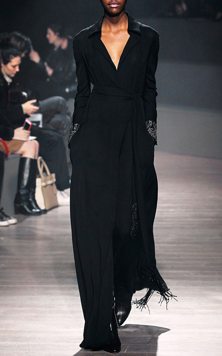 long silk shirt dress