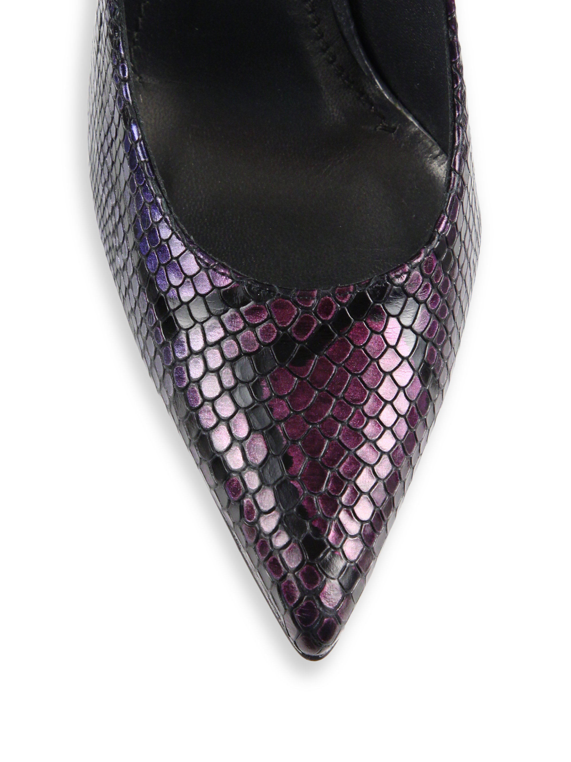 stuart weitzman snake heels