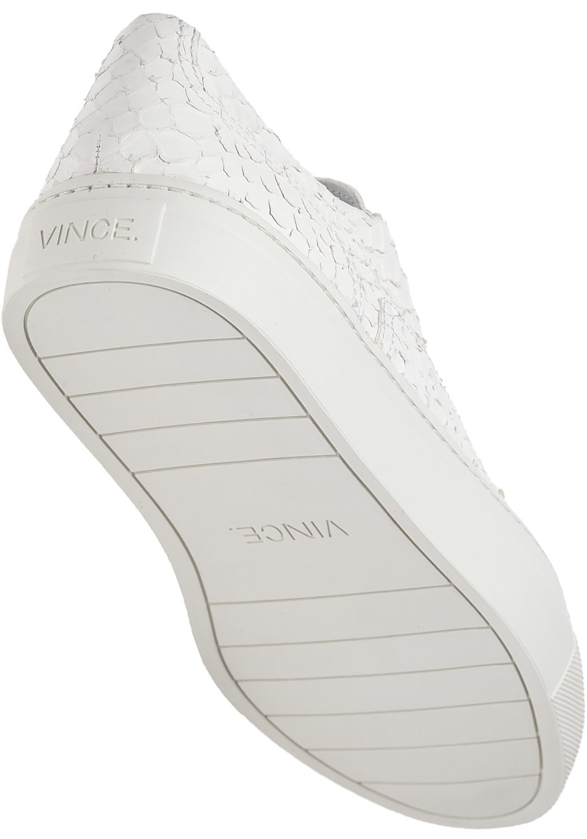 vince white slip on sneakers