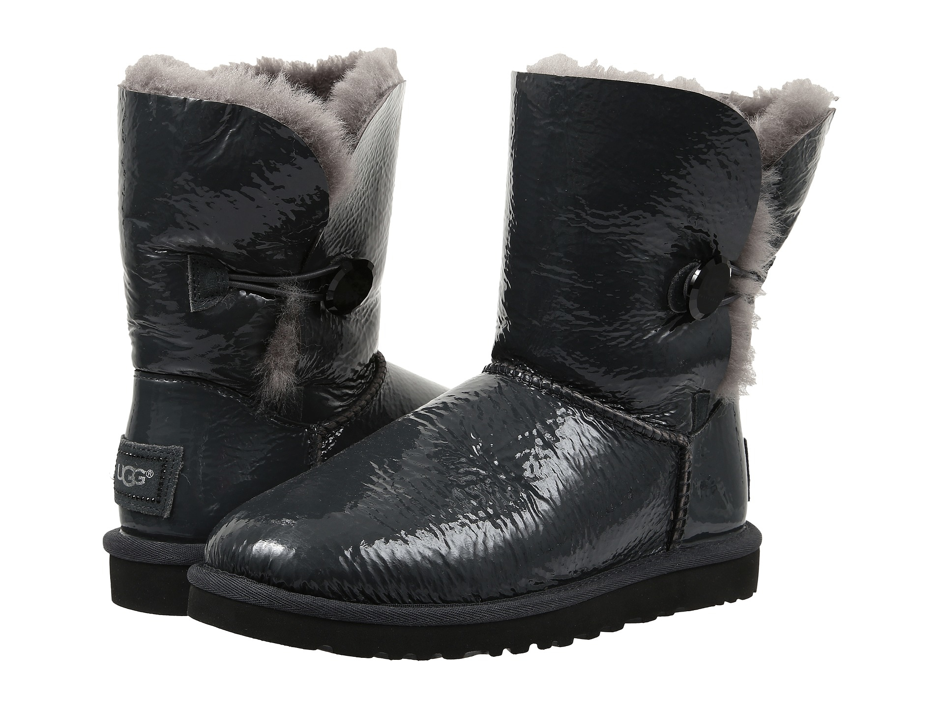 Womens Boots UGG Bailey Button Mirage Sterling Twinface Womens Boots UGG Bailey Button Mirage Sterling Twinface