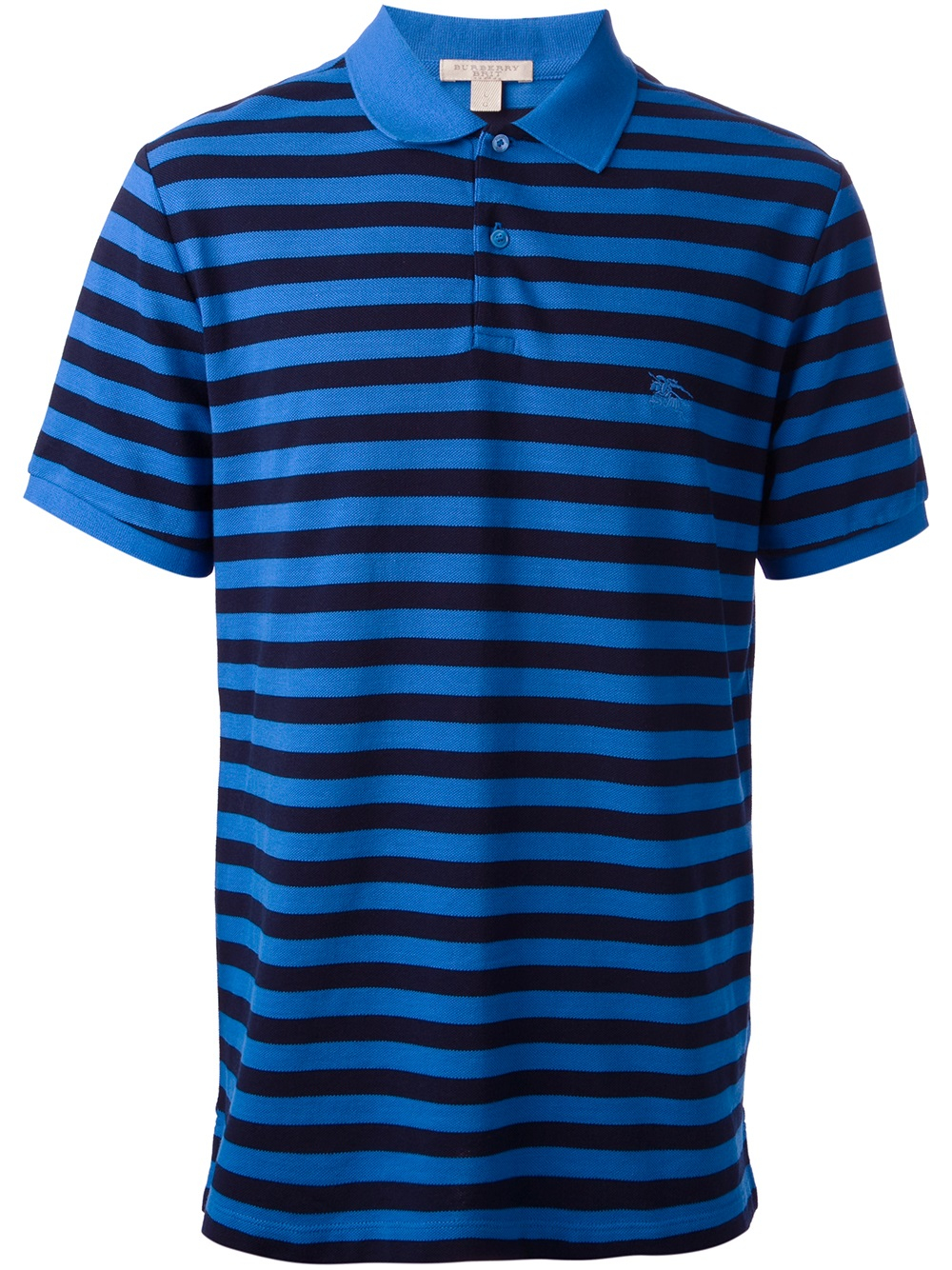 Burberry brit Striped Polo Shirt in Blue for Men | Lyst