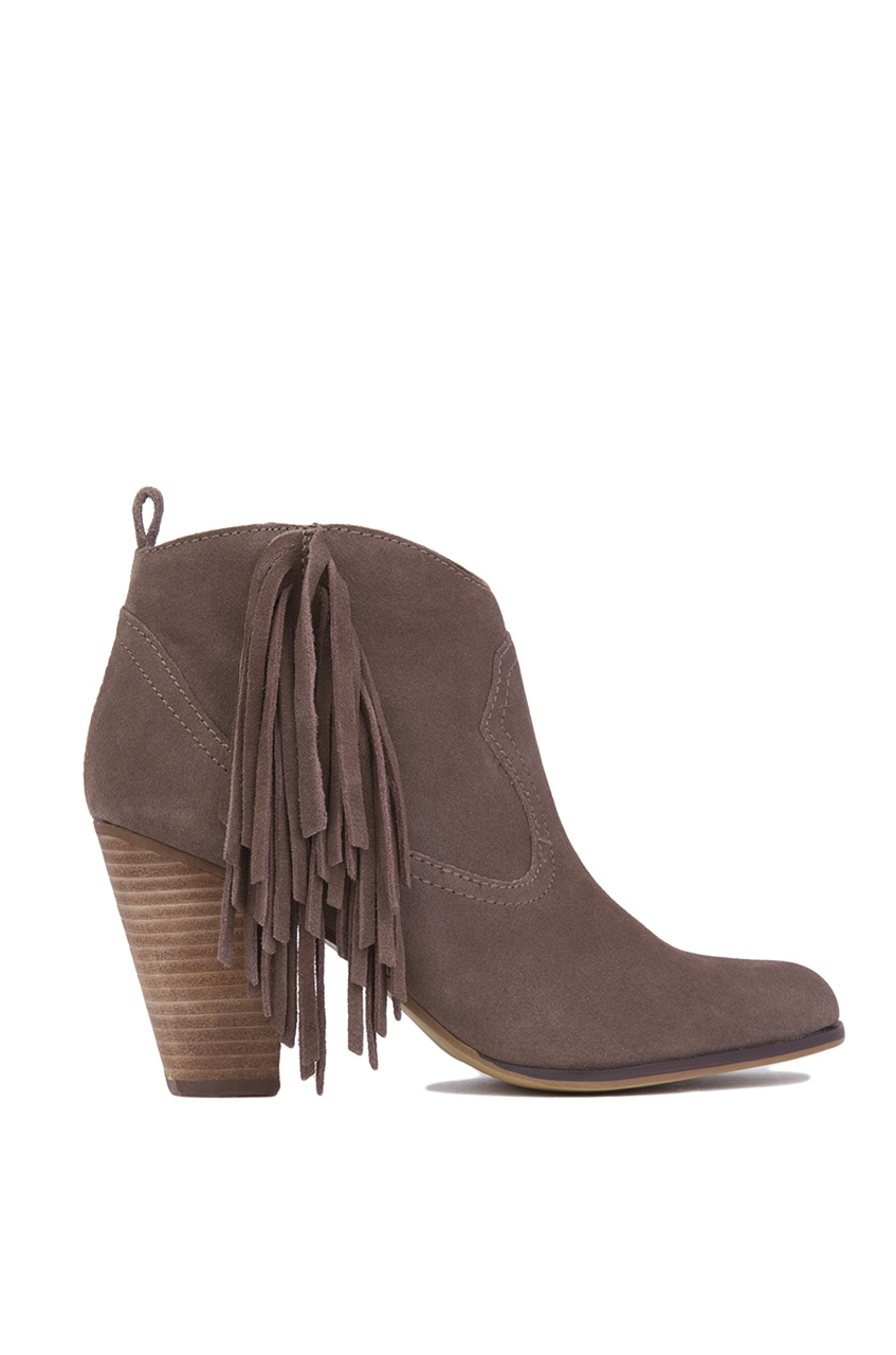 Steve madden ohio fringe booties Clearance