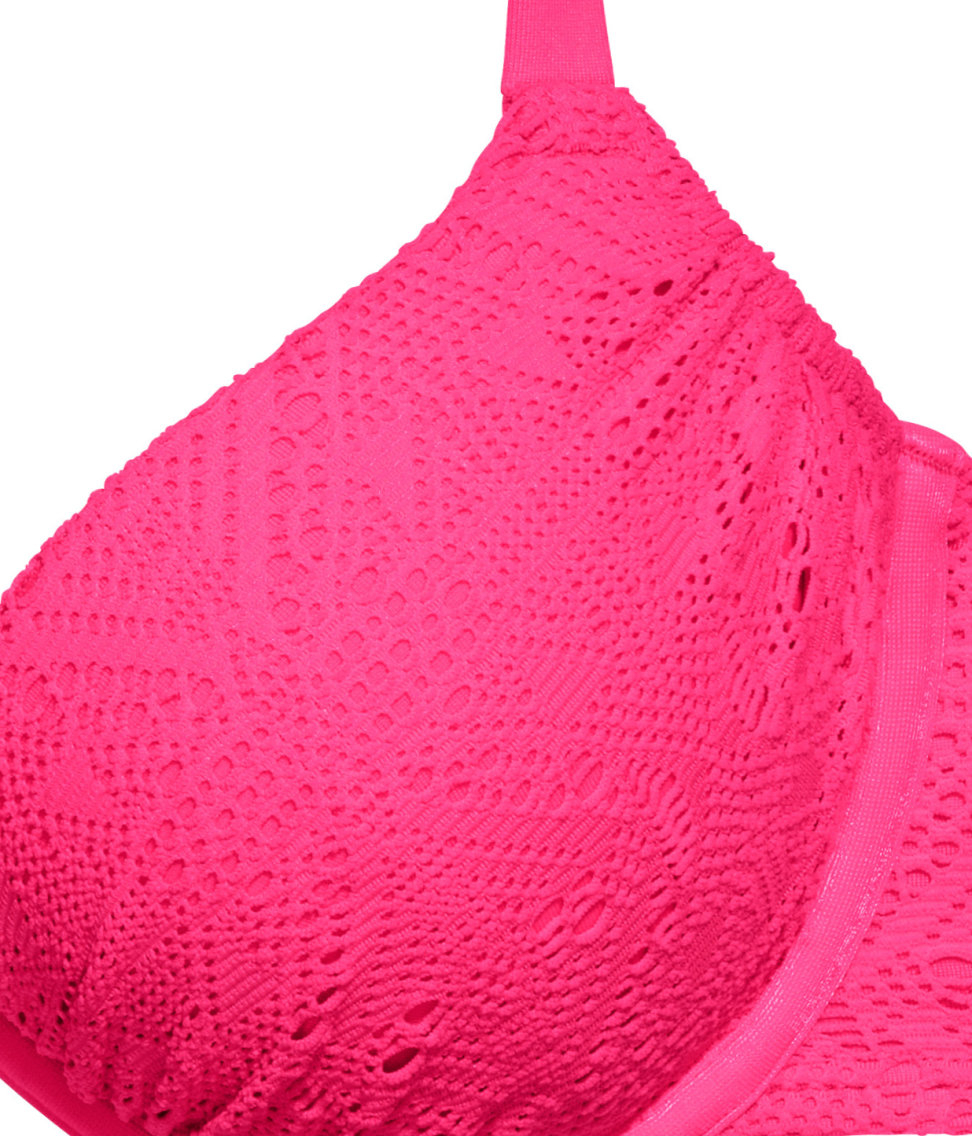 H&M Super Push-Up Bikini Top in Pink | Lyst