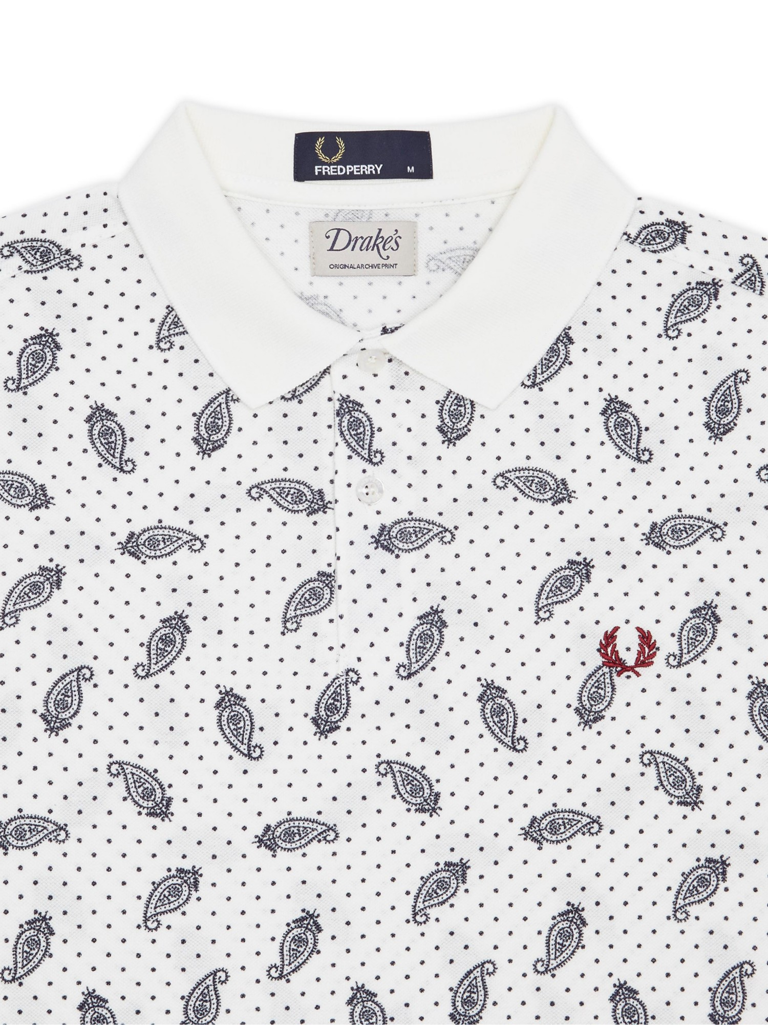 fred perry paisley shirt