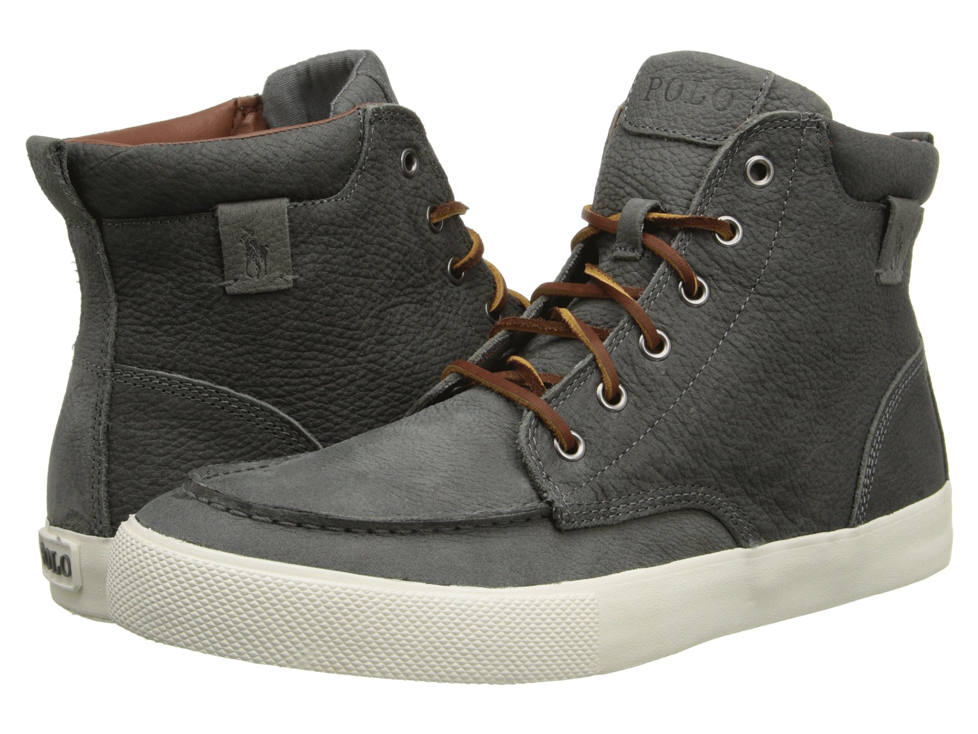 polo tedd leather sneaker boots