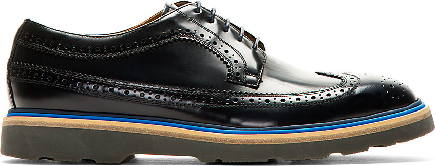 paul smith black brogues