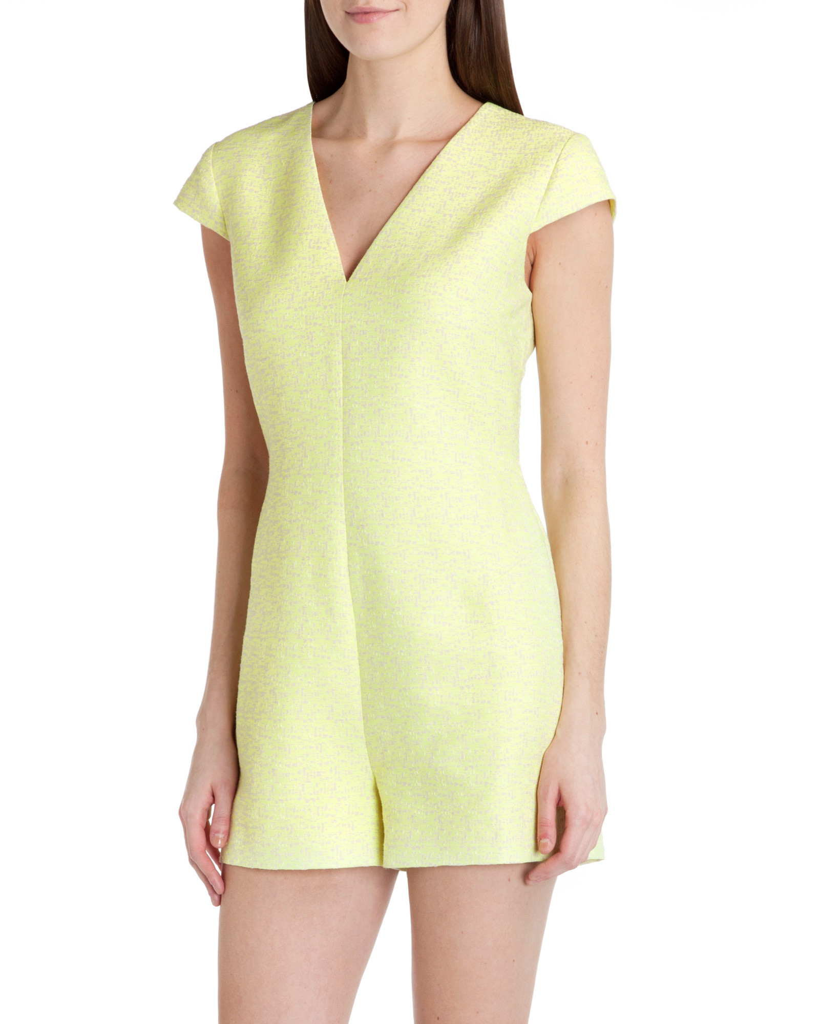 bright yellow playsuit